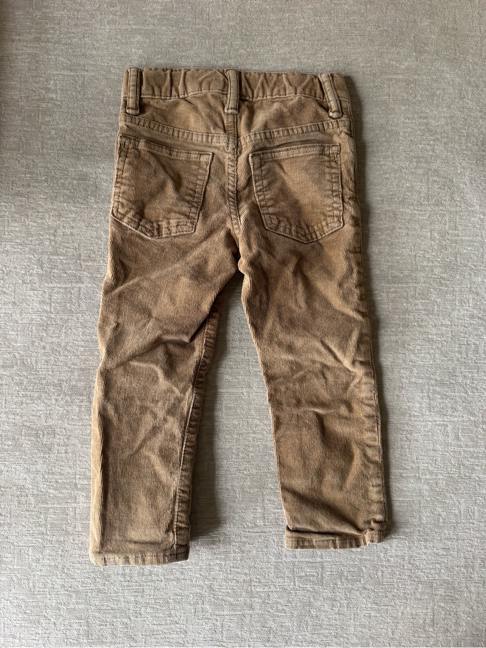 GAP Kids Tan Corduroy Slim Fit Pants Toddler Size 3 Years Brown Corduroy - Picture 3 of 6